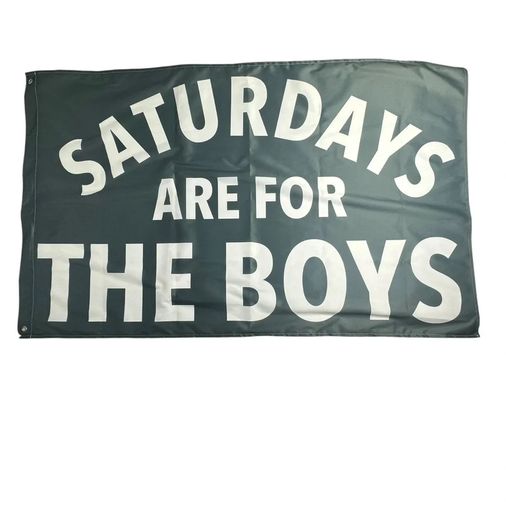 Saturdays Are For The Boys Wall Hanging App 34x55.5